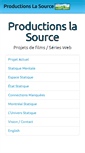 Mobile Screenshot of productionslasource.com