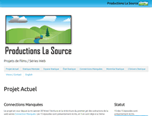 Tablet Screenshot of productionslasource.com